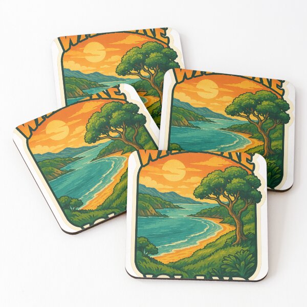 Item preview, Waiheke Island Sunset Over Curved Bay New Zealand designed and sold by Places On Earth.