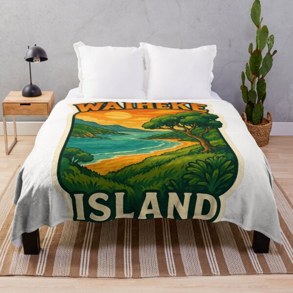 Item preview, Waiheke Island Sunset Over Curved Bay New Zealand designed and sold by Places On Earth.