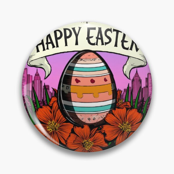 Item preview, Easter egg colored with flowers vintage,Happy Easter,Easter Day,easter illustration designed and sold by Expressions-Sel.