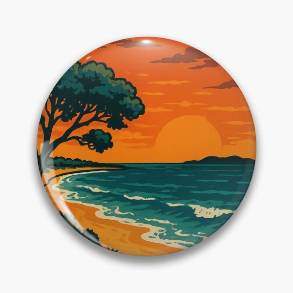 Item preview, Rockingham Coastal Dusk with Australian Flora designed and sold by Places On Earth.
