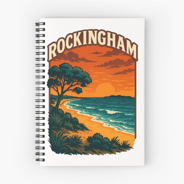 Item preview, Rockingham Coastal Dusk with Australian Flora designed and sold by Places On Earth.