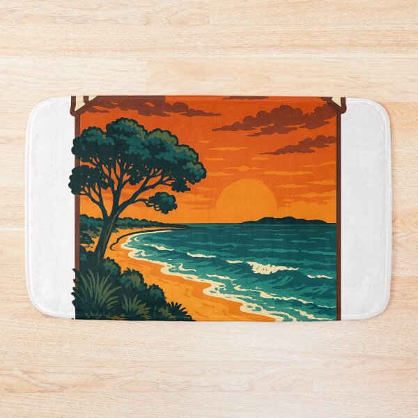 Item preview, Rockingham Coastal Dusk with Australian Flora designed and sold by Places On Earth.