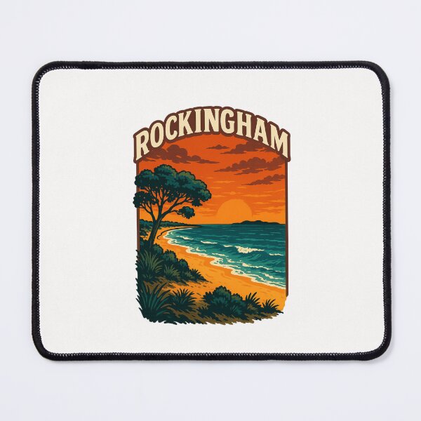 Item preview, Rockingham Coastal Dusk with Australian Flora designed and sold by Places On Earth.