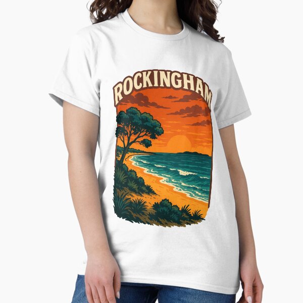 Item preview, Rockingham Coastal Dusk with Australian Flora designed and sold by Places On Earth.