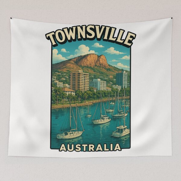 Item preview, Townsville Castle Hill and Marina North Queensland designed and sold by Places On Earth.