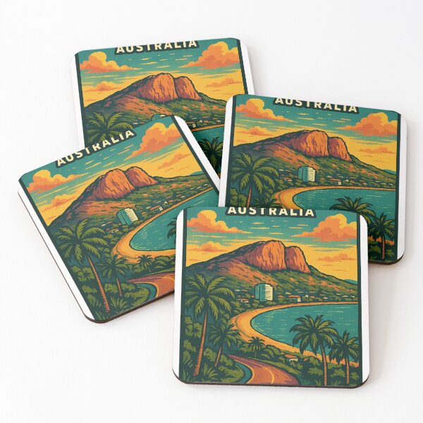 Item preview, Townsville Strand Coastal Road and Castle Hill designed and sold by Places On Earth.