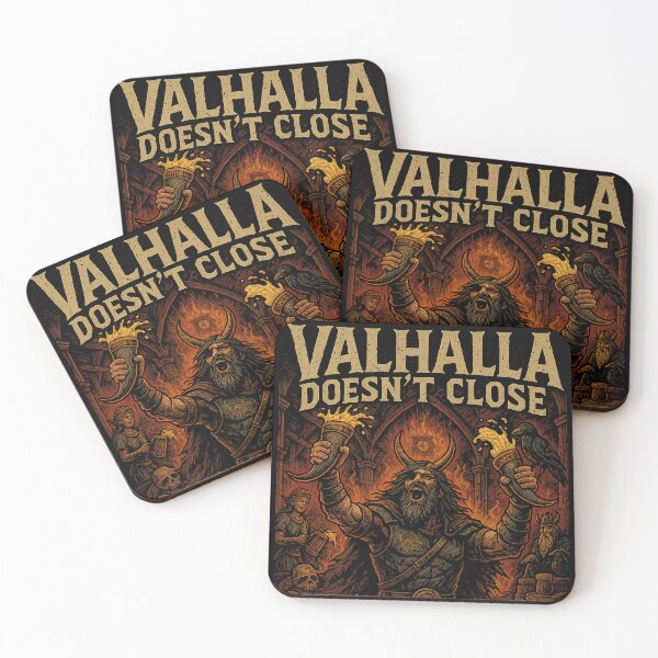 Item preview, Valhalla Doesn’t Close – Viking Metal Party  designed and sold by DreamCraze.