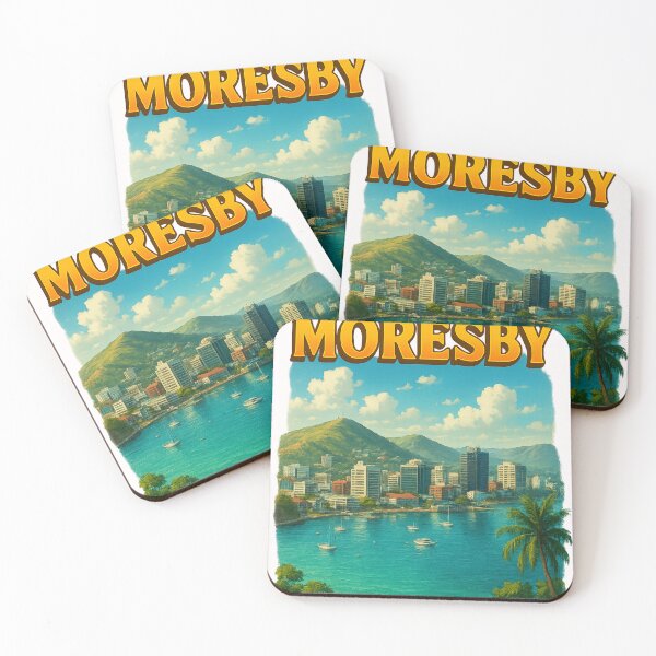 Item preview, Port Moresby Skyline and Ela Beach Papua New Guinea designed and sold by Places On Earth.