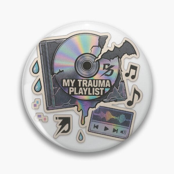 Aperçu de l'œuvre Ma playlist de traumatismes créée et vendue par STATICDUST.