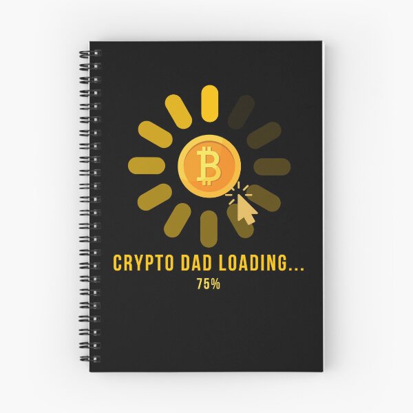 Item preview, Crypto Dad Loading | Funny Bitcoin Blockchain Meme Design designed and sold by CoolCreative.