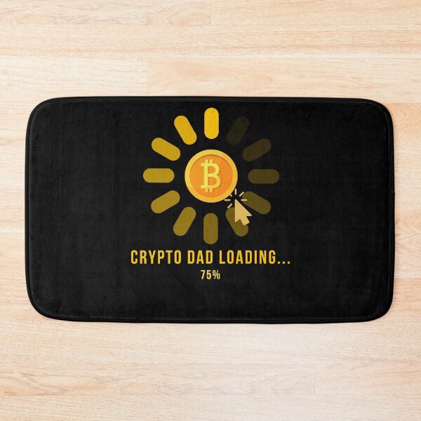 Item preview, Crypto Dad Loading | Funny Bitcoin Blockchain Meme Design designed and sold by CoolCreative.