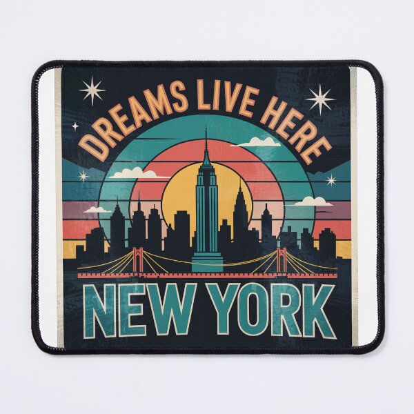 Item preview, Dreams live here New York City designed and sold by mAmatti.