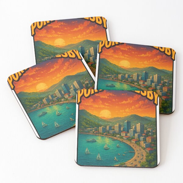 Item preview, Port Moresby Sunset Coast and Seafront Drive designed and sold by Places On Earth.