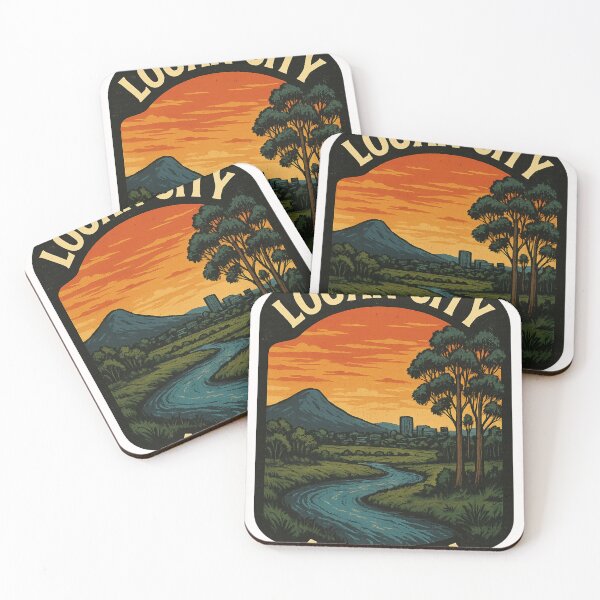 Item preview, Logan Riverbend and Distant Skyline at Dusk designed and sold by Places On Earth.