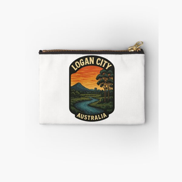 Item preview, Logan Riverbend and Distant Skyline at Dusk designed and sold by Places On Earth.