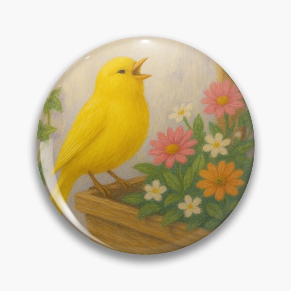 Item preview, Yellow Canary by the Window designed and sold by mia-miranda.