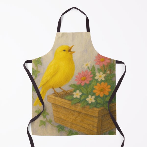 Item preview, Yellow Canary by the Window designed and sold by mia-miranda.