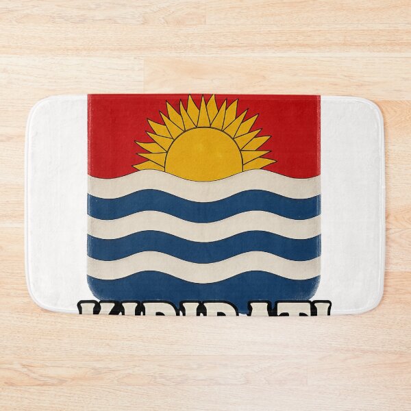 Item preview, Kiribati National Flag with Ocean Waves and Frigatebird designed and sold by Places On Earth.