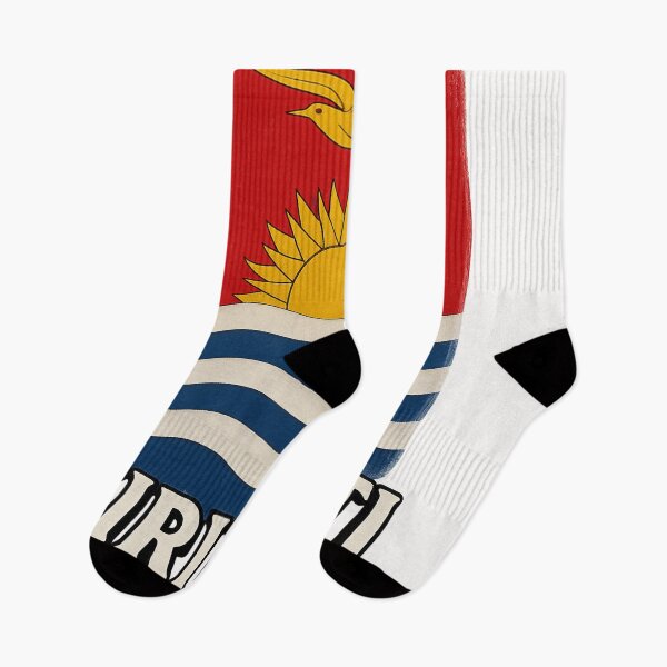 Item preview, Kiribati National Flag with Ocean Waves and Frigatebird designed and sold by Places On Earth.