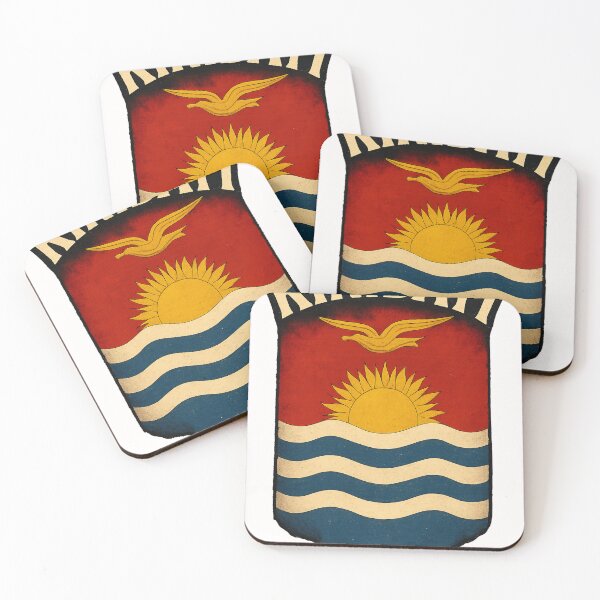 Item preview, Kiribati Heritage Symbol with Sun and Frigatebird designed and sold by Places On Earth.