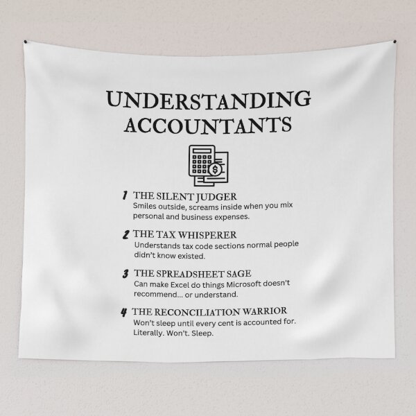 Item preview, Understanding Accountants – Funny Finance Job Titles for CPAs designed and sold by PsyFlow35.