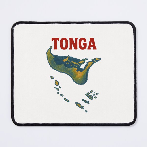 Item preview, Tonga Island Chain Map in Polynesia designed and sold by Places On Earth.