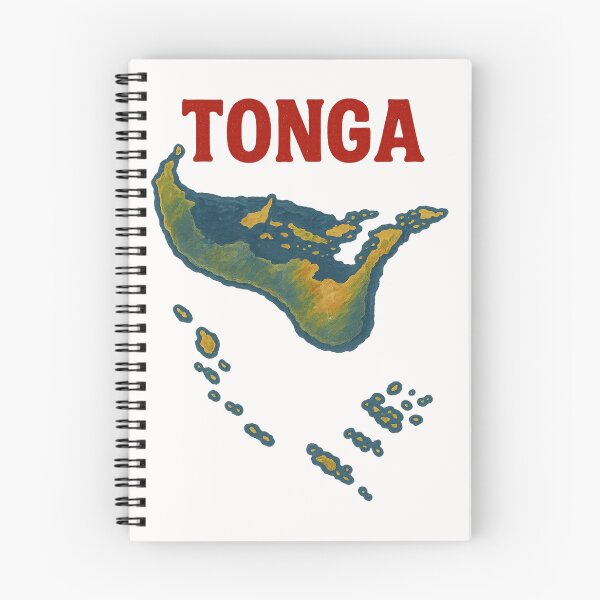 Item preview, Tonga Island Chain Map in Polynesia designed and sold by Places On Earth.
