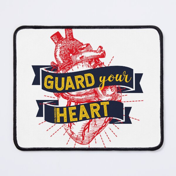 Item preview, Guard Your Heart – Proverbs-Inspired Design designed and sold by Kingdom-Mindset.
