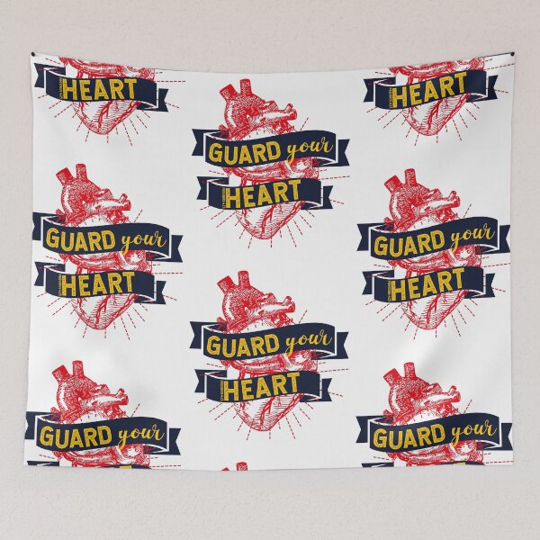 Item preview, Guard Your Heart – Proverbs-Inspired Design designed and sold by Kingdom-Mindset.