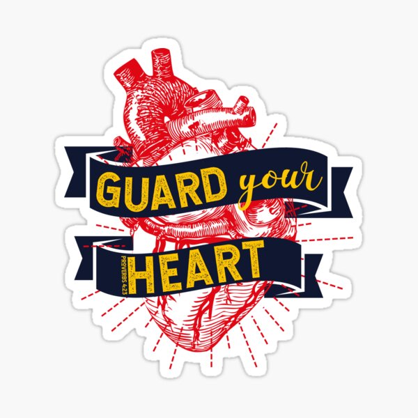 Item preview, Guard Your Heart – Proverbs-Inspired Design designed and sold by Kingdom-Mindset.