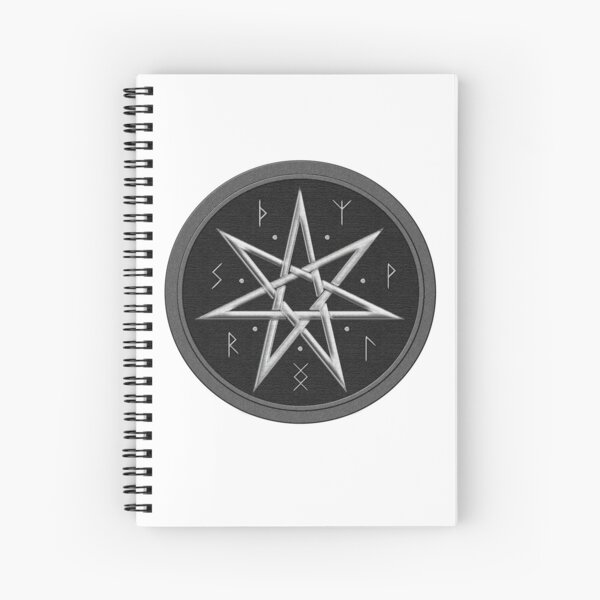Heptagram Spiral Notebook