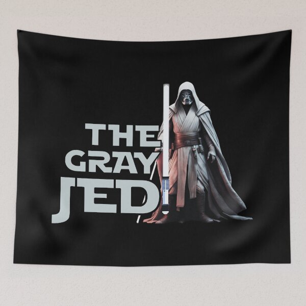 Item preview, The Force Has Two Sides—Gray Walks Between designed and sold by TEEGRAF Design.