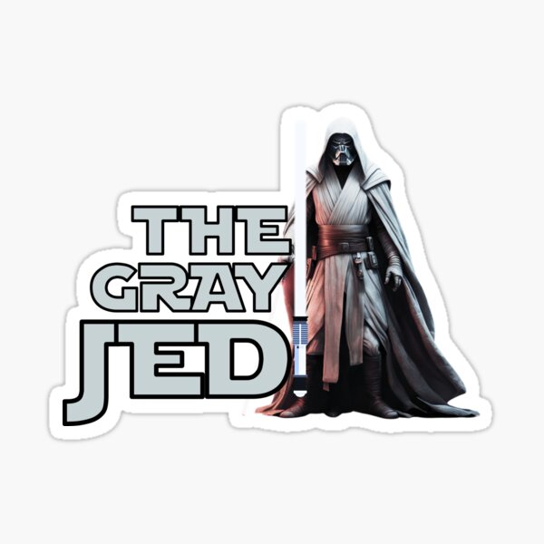 Vista previa del artículo con la obra «La Fuerza tiene dos caras: Gray camina entre ellas», diseñado y vendido por TEEGRAF Design.