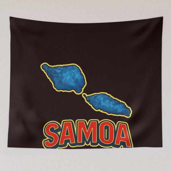 Item preview, Samoa Island Pair with Radiant Outline designed and sold by Aryabek.