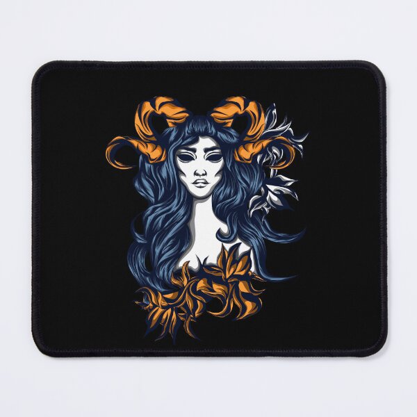 Item preview, Horned Goddess of Nature designed and sold by TheMoonlightShop.