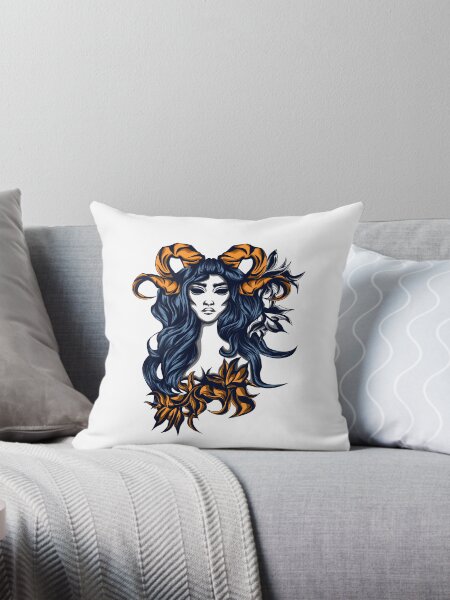 Item preview, Horned Goddess of Nature designed and sold by TheMoonlightShop.