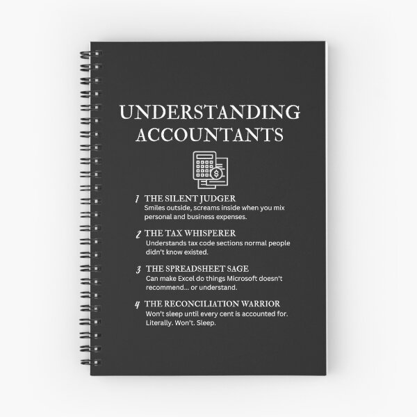 Item preview, Understanding Accountants – Funny Finance Job Titles for CPAs – Black designed and sold by PsyFlow35.