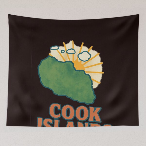 Item preview, Cook Islands Sunrise over Island Contour designed and sold by Aryabek.