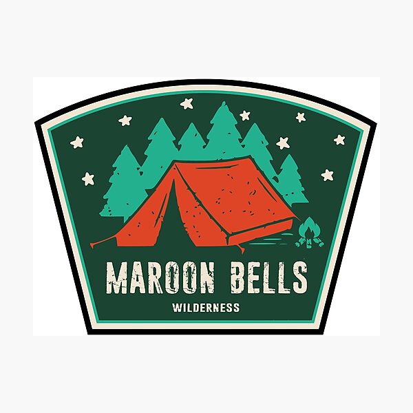 Item preview, Maroon Bells Wilderness Camping designed and sold by Esskay Designs.