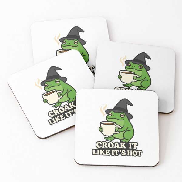 Item preview, Croak it like it’s hot - Frog  designed and sold by Taika Tori Art .