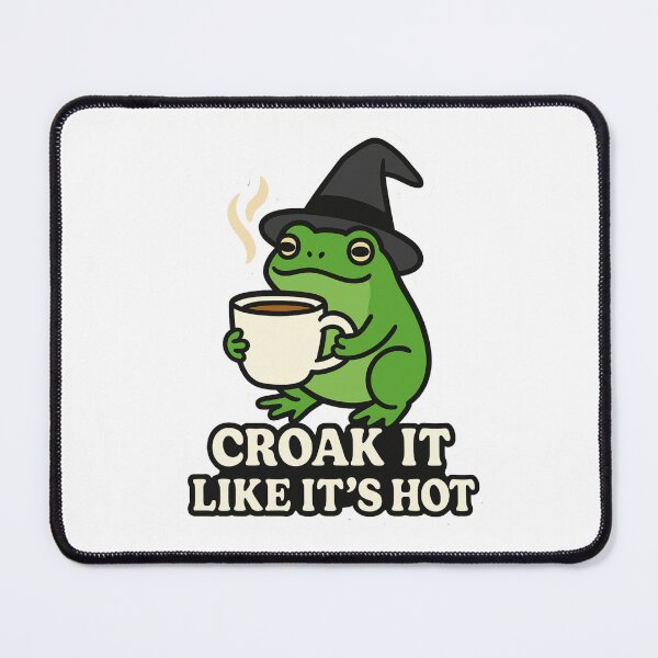 Item preview, Croak it like it’s hot - Frog designed and sold by Taika Tori Art .