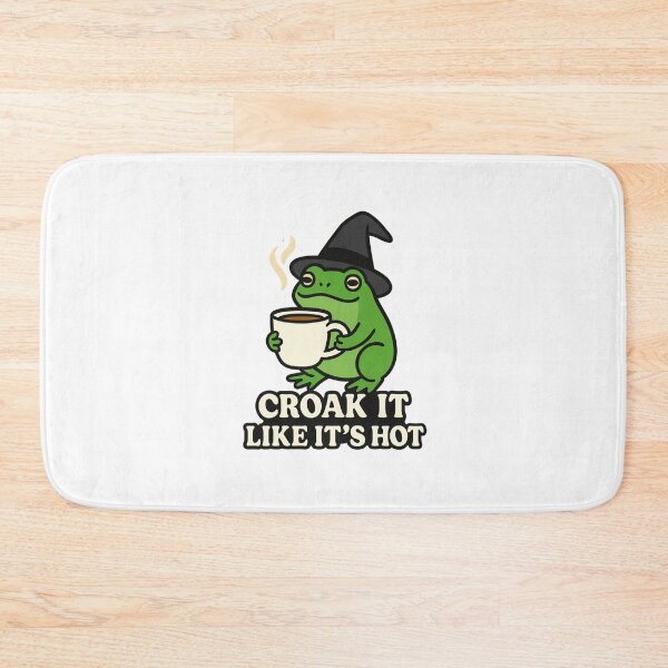 Item preview, Croak it like it’s hot - Frog  designed and sold by Taika Tori Art .