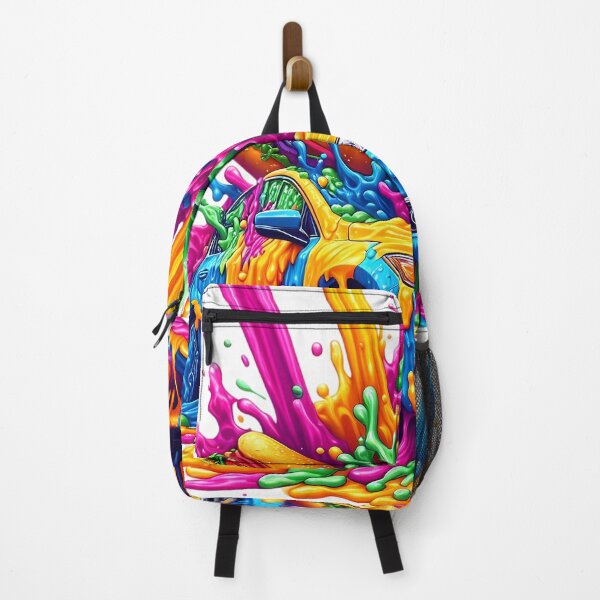 Item preview, Colorful Car with Burger Splash designed and sold by StyleTee11.