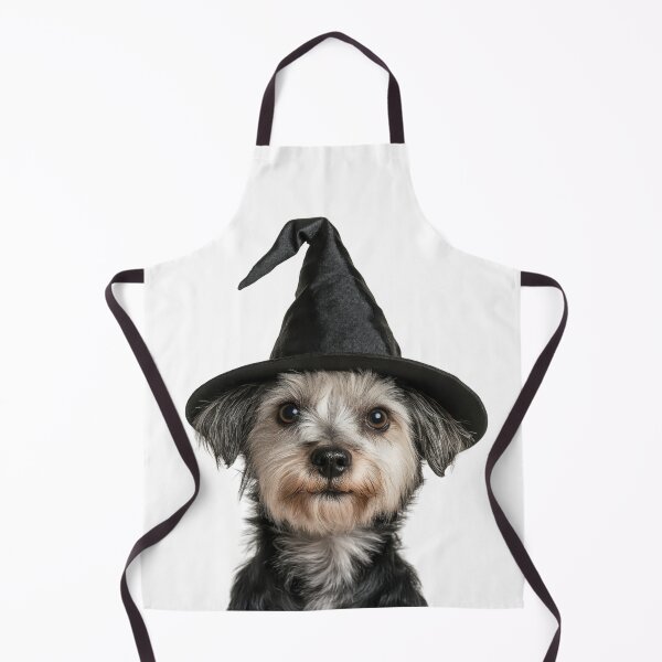 Item preview, Dandie Dinmont Terrier Dog Wearing Halloween Witch Hat designed and sold by LazyOwlStore.