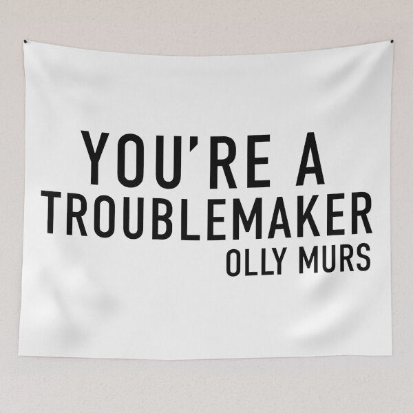 Item preview, Team Tour 2025 T Shirt, Pop rock T Shirt, You're A Trouble Maker Olly Murs designed and sold by GenioFin.