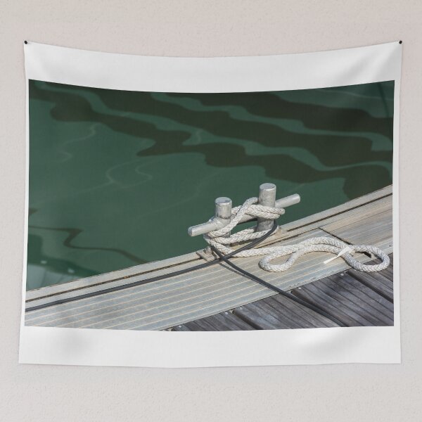 Item preview, Mooring rope tied around a cleat designed and sold by dvoevnore.
