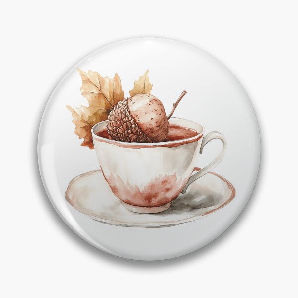 Item preview, Gnomecore Aesthetic: Whimsical Acorn Teacup designed and sold by bapupa.