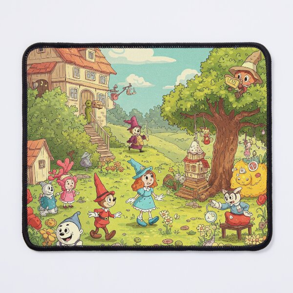 Item preview, A secret garden of little characters designed and sold by GingaDesigns.