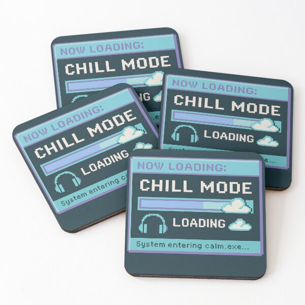 Item preview, Now Loading: Chill Mode – Retro Computer Calm Pixel Design | 90s Aesthetic Relax Shirt & Sticker designed and sold by Laugh & Rewind .
