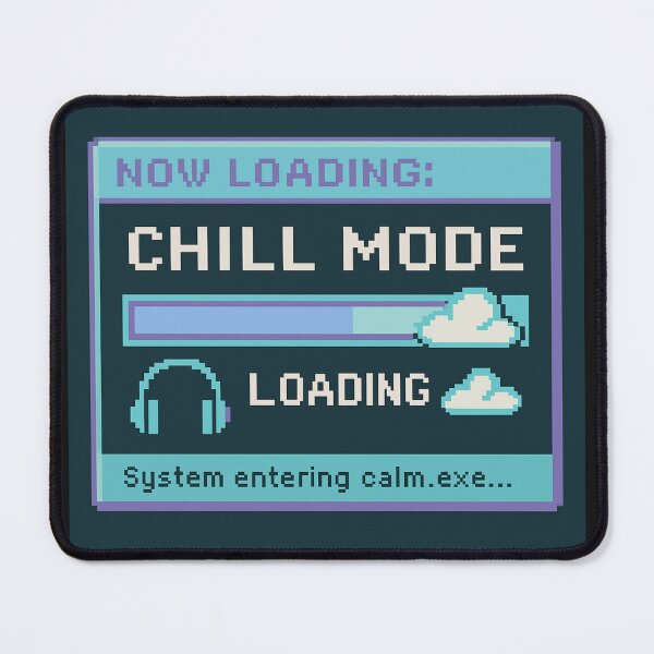 Item preview, Now Loading: Chill Mode – Retro Computer Calm Pixel Design | 90s Aesthetic Relax Shirt & Sticker designed and sold by Laugh & Rewind .